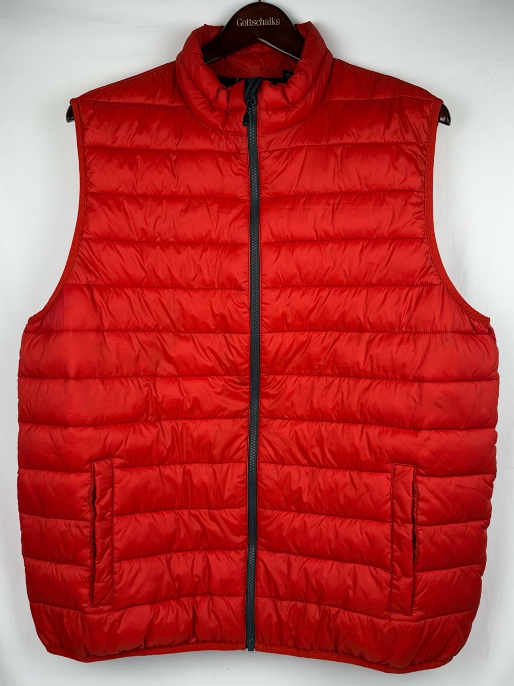 Swiss Tech Red Puffer Vest Size XL/XG - Excellent Condition Full Zip